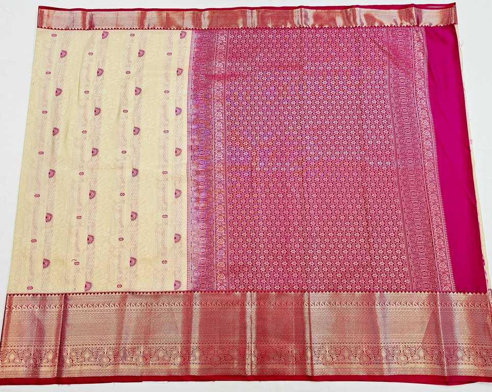 Trendy Kanchipuram Blended Bridal Silk Sarees 003 – Kanchipuram Lakshaya Silks