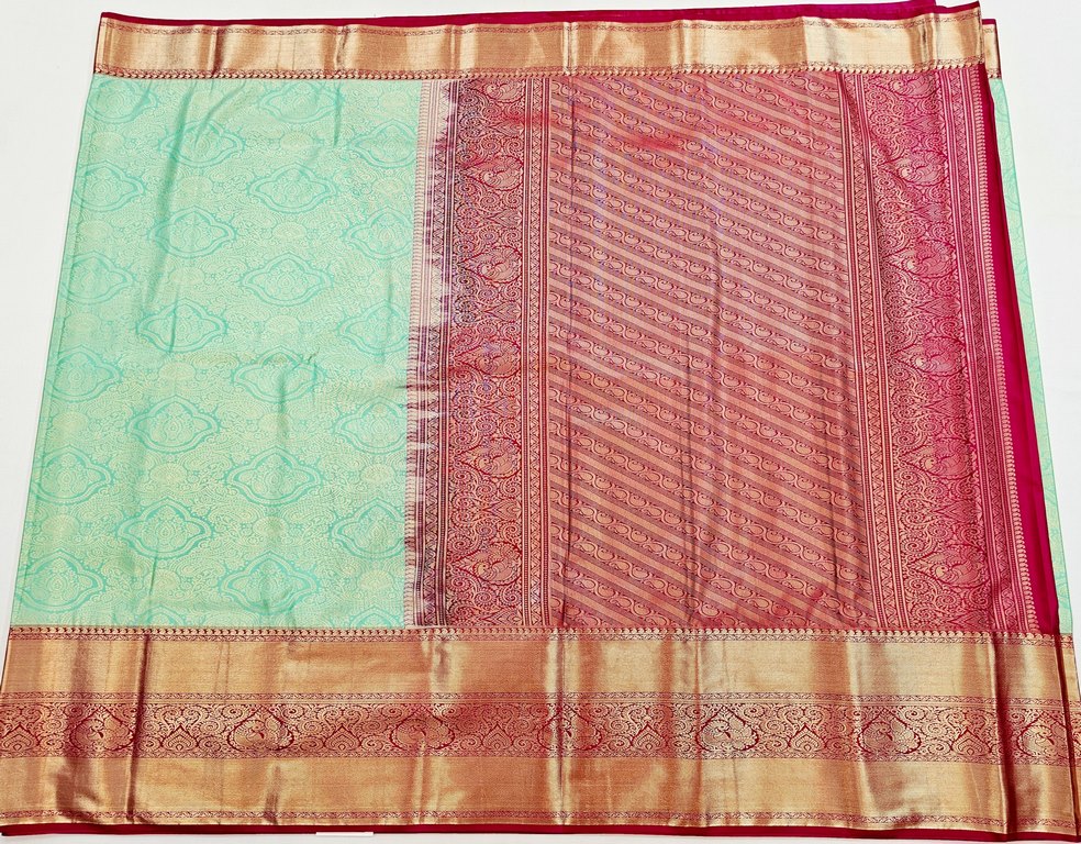 Trendy Kanchipuram Blended Bridal Silk Sarees 002 – Kanchipuram Lakshaya Silks