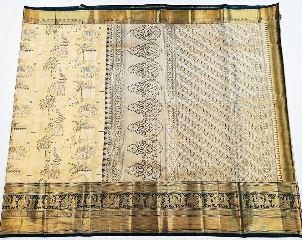 Trendy Kanchipuram Blended Tissue Silk Sarees – Kanchipuram Lakshaya Silks