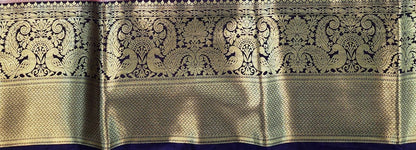 Kanchipuram Blended Korvai Tissue Silk Sarees 005