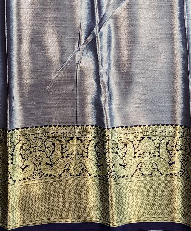 Kanchipuram Blended Korvai Tissue Silk Sarees 005