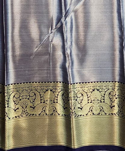 Kanchipuram Blended Korvai Tissue Silk Sarees 005