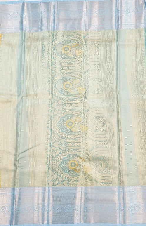 Kanchipuram Blended Korvai Tissue Silk Sarees 001