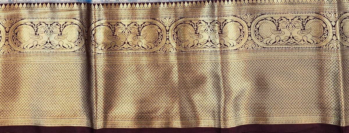 Kanchipuram Blended Korvai Tissue Silk Sarees 002