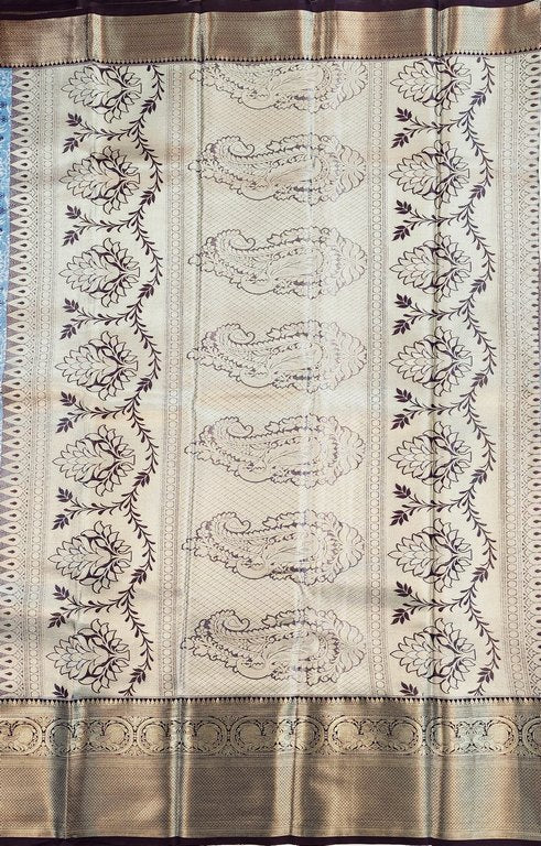 Kanchipuram Blended Korvai Tissue Silk Sarees 002