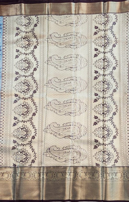 Kanchipuram Blended Korvai Tissue Silk Sarees 002