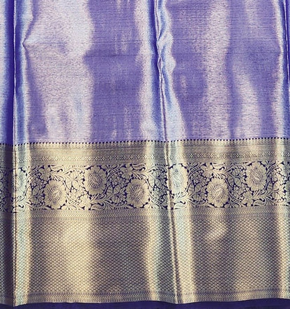 Kanchipuram Blended Korvai Tissue Silk Sarees 013