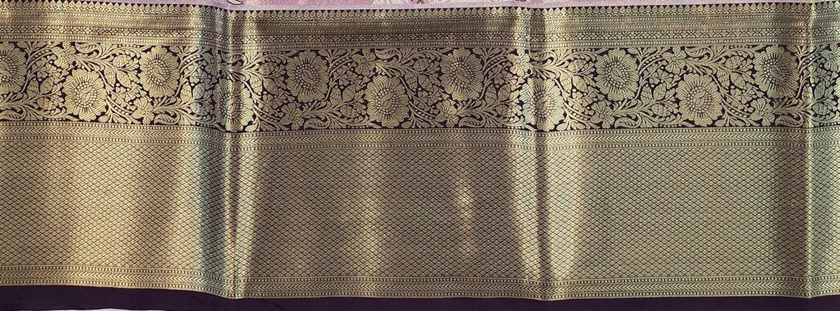 Kanchipuram Blended Korvai Tissue Silk Sarees 003