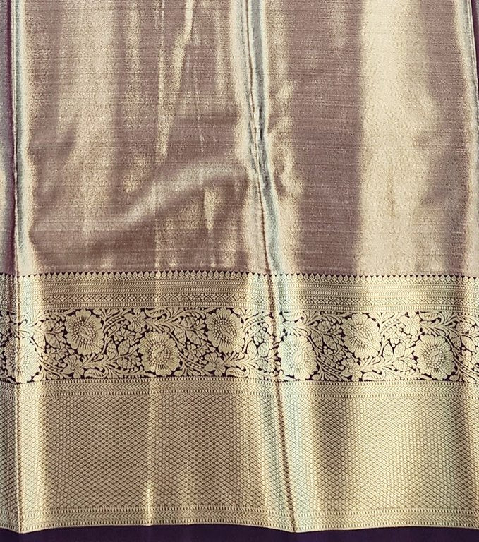 Kanchipuram Blended Korvai Tissue Silk Sarees 003