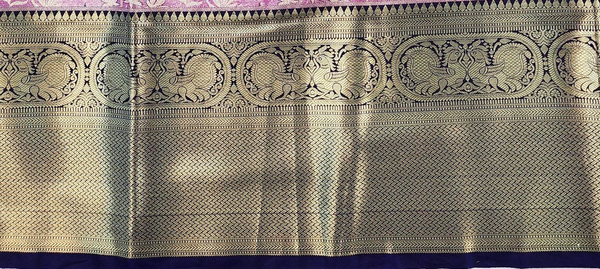 Kanchipuram Blended Korvai Tissue Silk Sarees 012