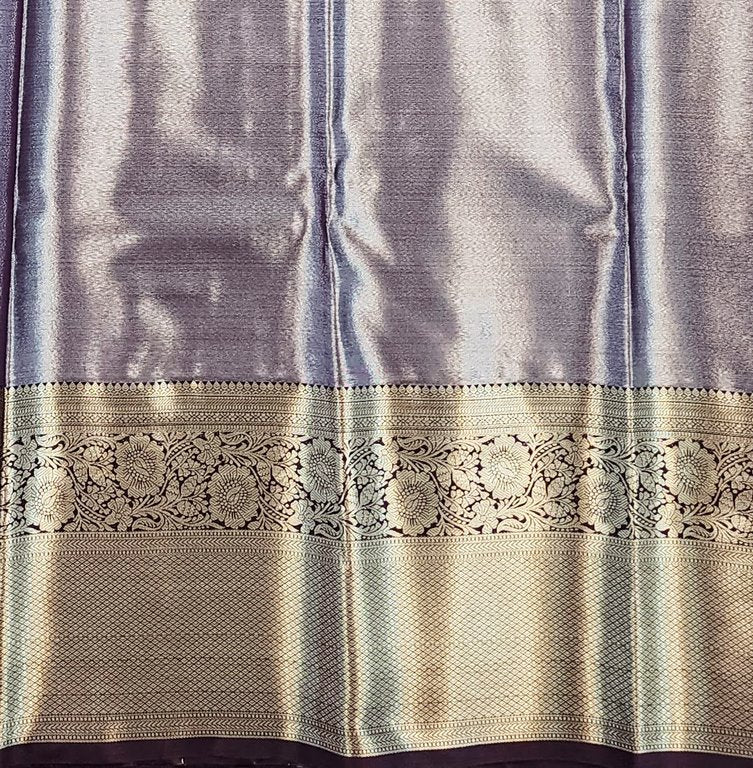 Kanchipuram Blended Korvai Tissue Silk Sarees 007