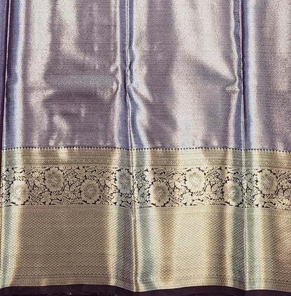 Kanchipuram Blended Korvai Tissue Silk Sarees 007