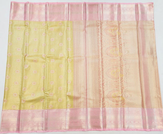 Kanchipuram Blended Korvai Tissue Silk Sarees 006