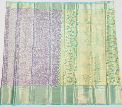Kanchipuram Blended Korvai Tissue Silk Sarees 004