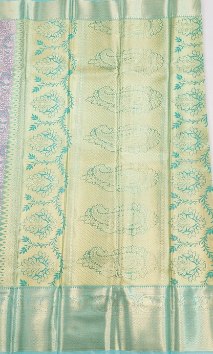 Kanchipuram Blended Korvai Tissue Silk Sarees 004
