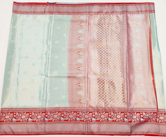 Kanchipuram Blended Korvai Tissue Silk Sarees 011