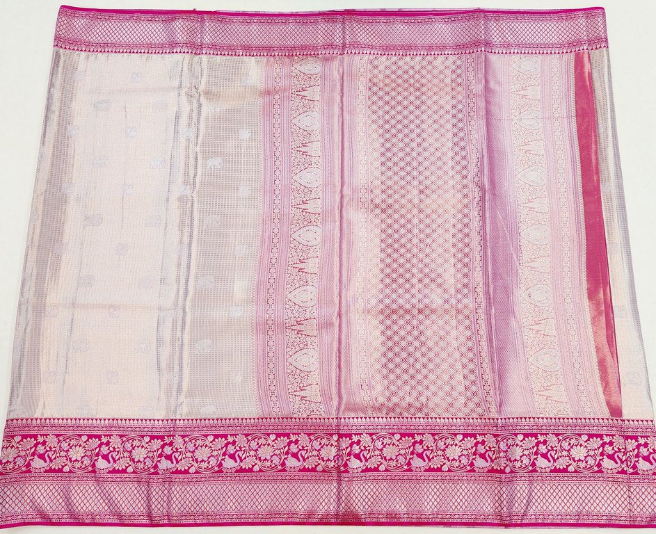 Kanchipuram Blended Korvai Tissue Silk Sarees 009