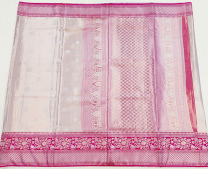 Kanchipuram Blended Korvai Tissue Silk Sarees 009