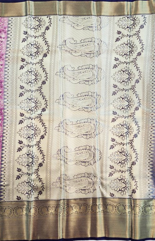 Kanchipuram Blended Korvai Tissue Silk Sarees 012