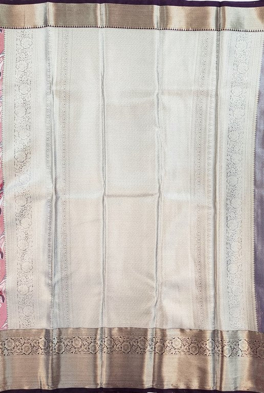 Kanchipuram Blended Korvai Tissue Silk Sarees 003