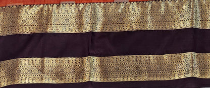 Trendy Vintage Rusted Orange Silksarees 003