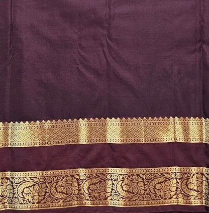 Trendy Vintage Rusted Orange Silksarees 005