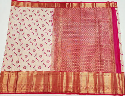 Luxury Kanchipuram Blended Bridal Silk Sarees 001