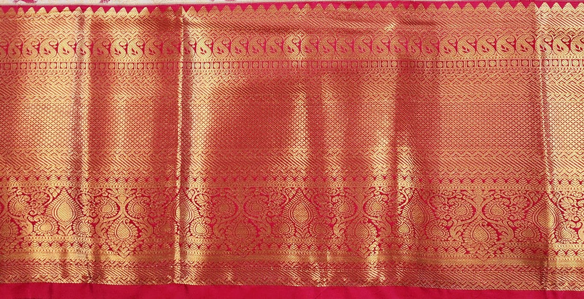 Luxury Kanchipuram Blended Bridal Silk Sarees 001