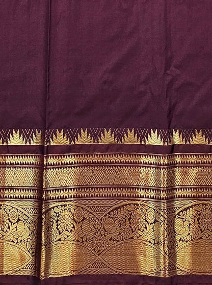 Trendy Vintage Rusted Orange Silksarees 009