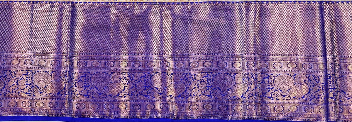 Luxury Kanchipuram Blended Tissue Bridal Silk Sarees 002