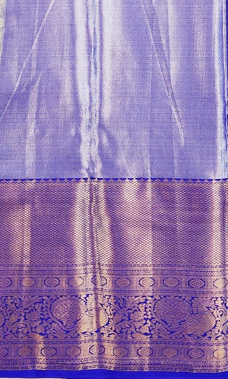 Luxury Kanchipuram Blended Tissue Bridal Silk Sarees 002