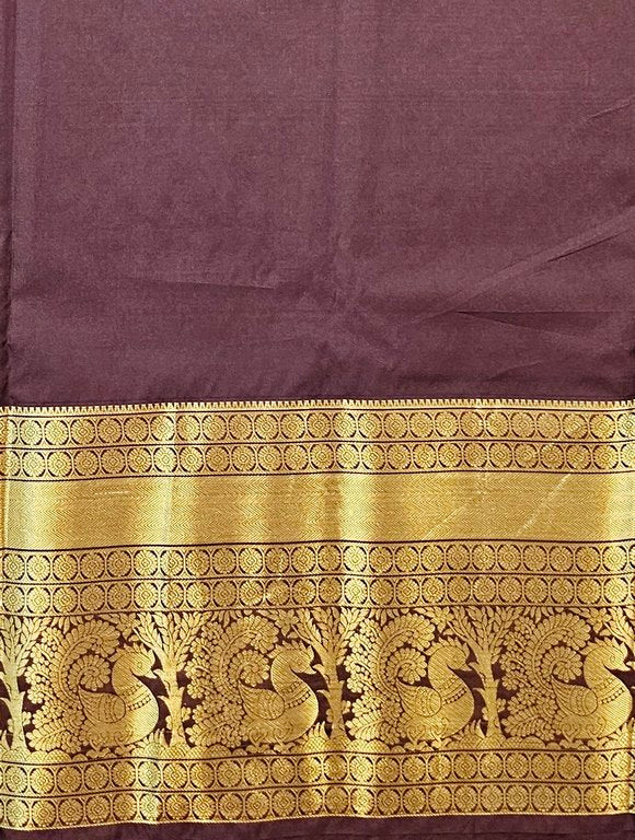 Trendy Vintage Rusted Orange Silksarees 013