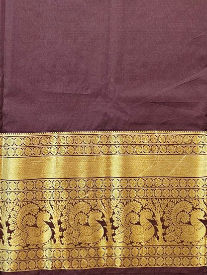 Trendy Vintage Rusted Orange Silksarees 013