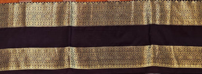 Kanchipuram Trendy Vintage Rusted Orange Silksarees 016