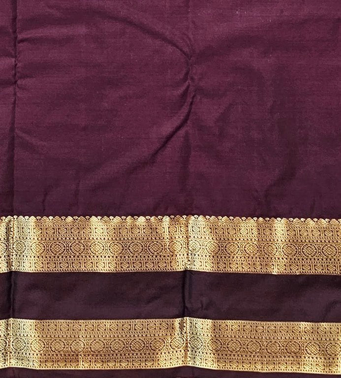Kanchipuram Trendy Vintage Rusted Orange Silksarees 017