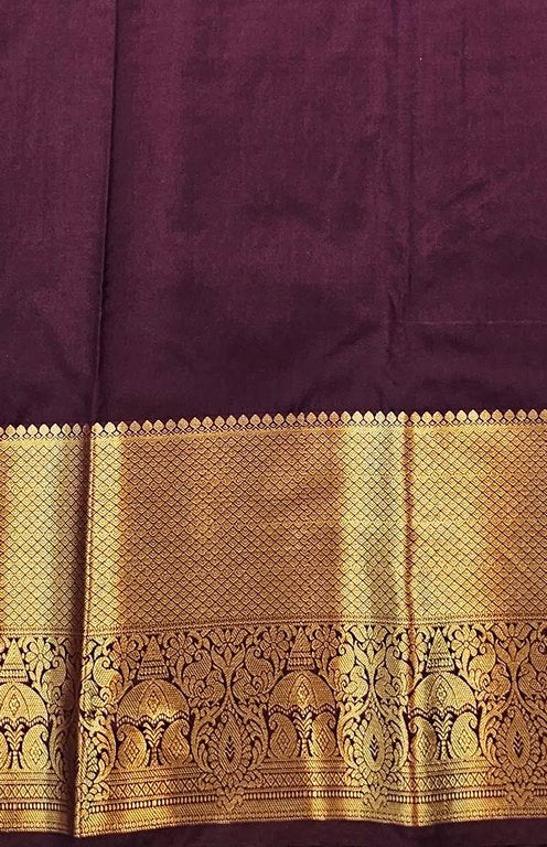 Kanchipuram Trendy Vintage Rusted Orange Silksarees 021