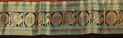 Kanchipuram Trendy Vintage Rusted Orange Silksarees 022