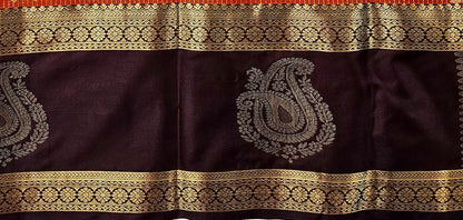 Kanchipuram Trendy Vintage Rusted Orange Silksarees 024