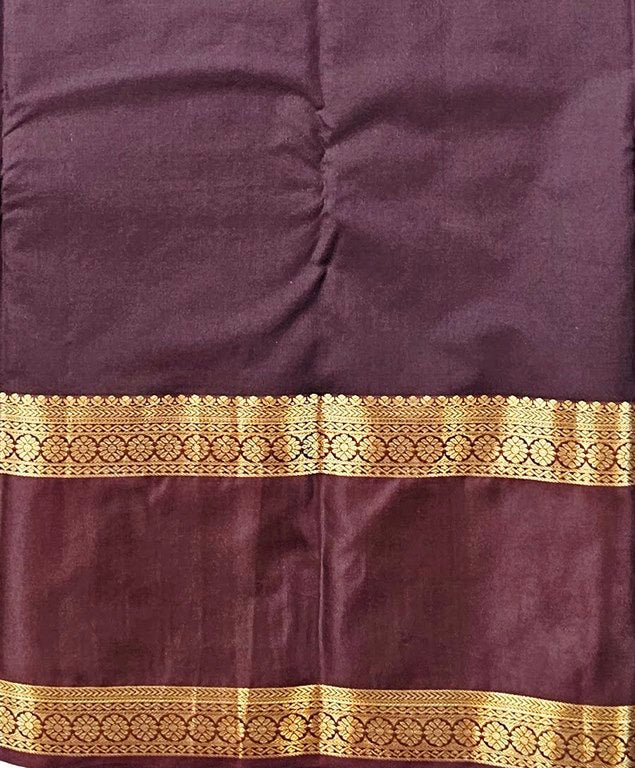 Kanchipuram Trendy Vintage Rusted Orange Silksarees 024