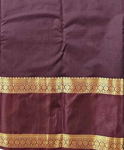 Kanchipuram Trendy Vintage Rusted Orange Silksarees 024
