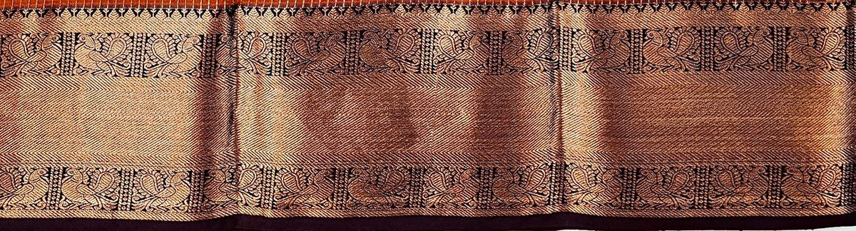 Kanchipuram Trendy Vintage Rusted Orange Silksarees 025
