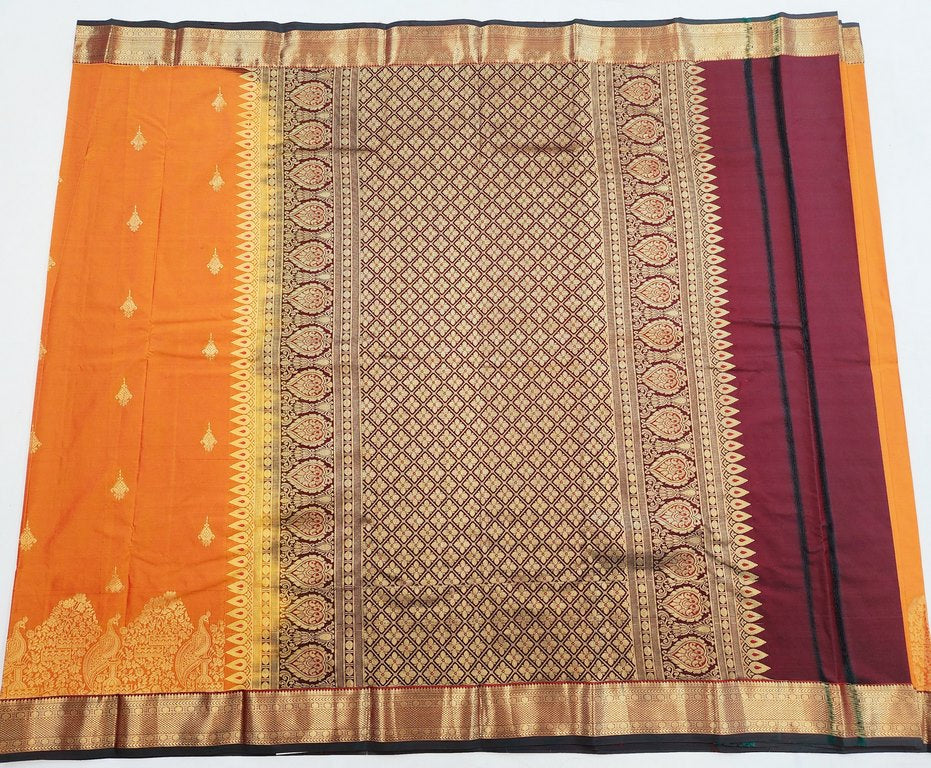 Traditional Kanchipuram Blended Korvai Soft Silksarees 014