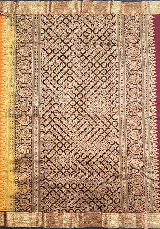 Traditional Kanchipuram Blended Korvai Soft Silksarees 014