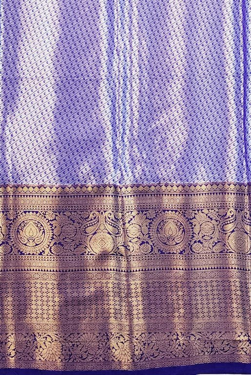 Luxury Kanchipuram Blended Tissue Bridal Silk Sarees 006