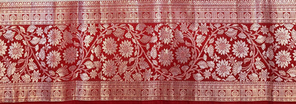 Luxury Kanchipuram Blended Tissue Bridal Silk Sarees 011