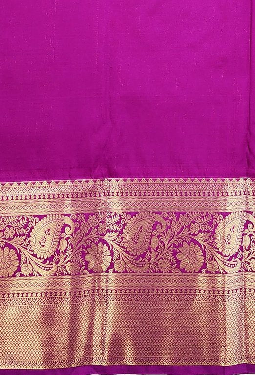 Luxury Kanchipuram Blended Bridal Silk Sarees 012