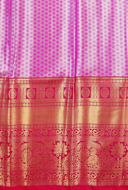 Luxury Kanchipuram Blended Tissue Bridal Silk Sarees 009