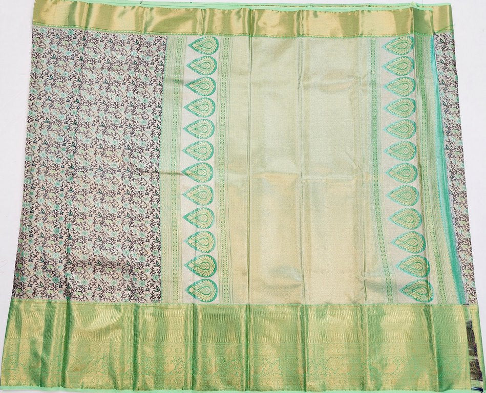 Luxury Kanchipuram Blended Tissue Bridal Silk Sarees 010