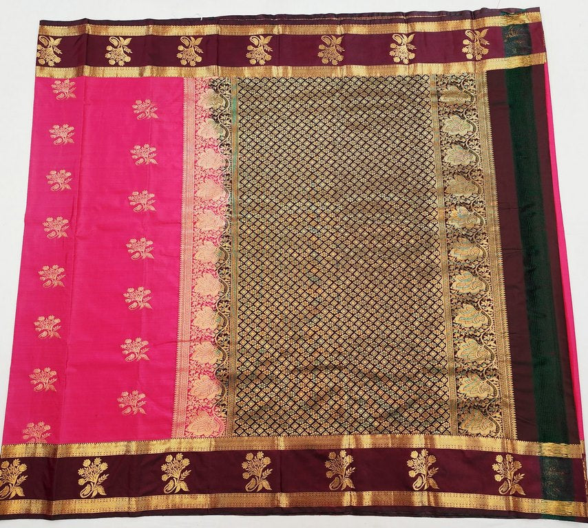 Trendy Vintage Gap Border Silksarees 010