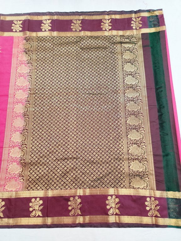 Trendy Vintage Gap Border Silksarees 010